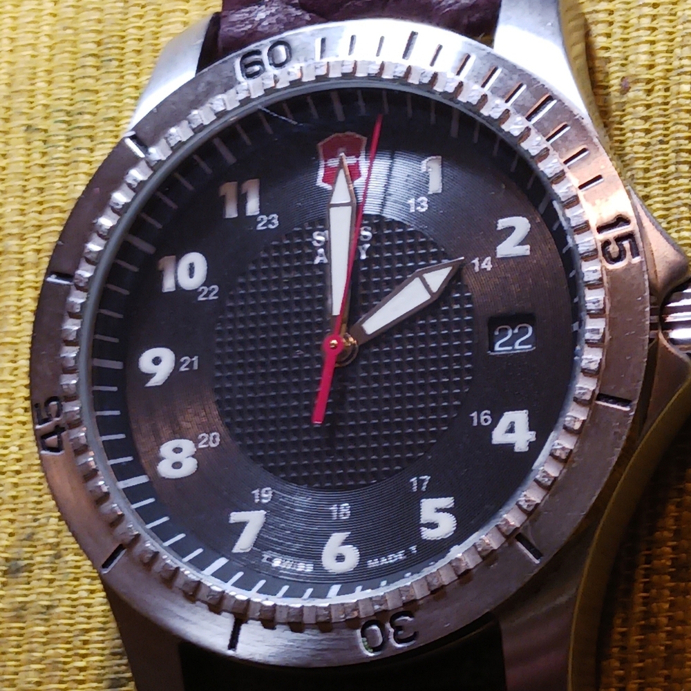 SWISS ARMY date just men's watch